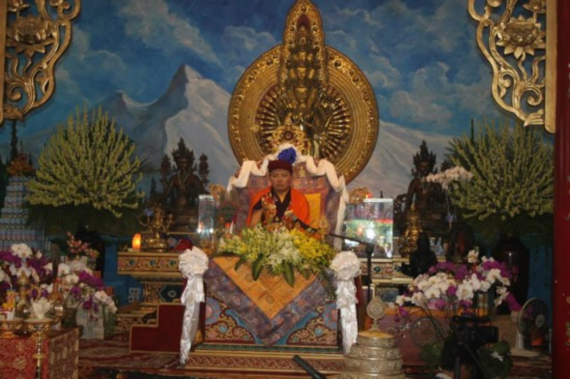 Nhiếp Chính Vương Drukpa Thuksey Rinpoche chủ trì pháp hội tại Quan Âm Tu Viện