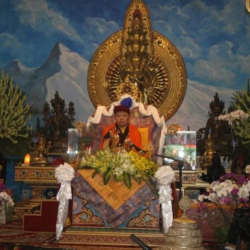 Nhiếp Chính Vương Drukpa Thuksey Rinpoche chủ trì pháp hội tại Quan Âm Tu Viện